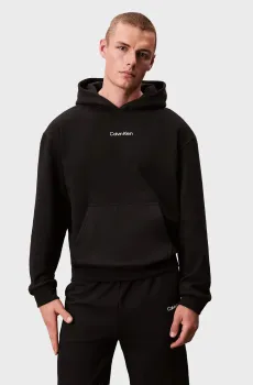 Мужское черное худи LIFESTYLE Черный M Calvin Klein LVGMF5W302