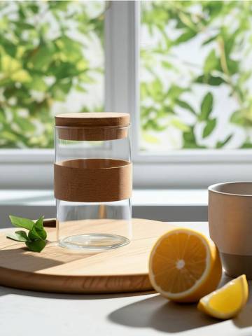 Контейнери, 2 шт. - коричневий