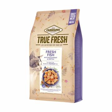 Сухой корм для взрослых кошек Carnilove True Fresh Fish с рыбой, 340 г Сухой корм для взрослых кошек Carnilove True Fresh Fish с рыбой, 340 г