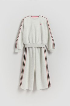 Reserved - Бавовняний комплект - світло-сірий - 139HN-09M