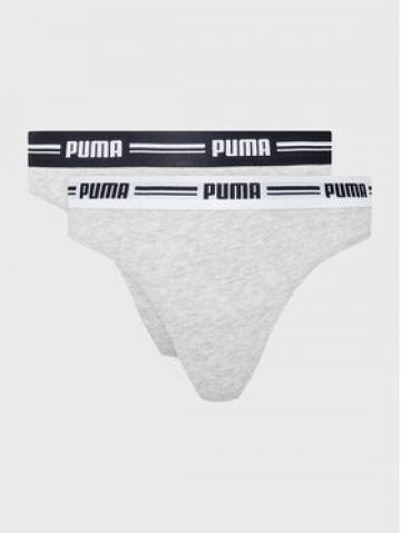 Puma Набір з 2 пар стрінгів 907854 Сірий Puma Набір з 2 пар стрінгів 907854 Сірий