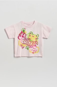 Reserved - Футболка з принтом - пастельний рожевий - 249HU-03X