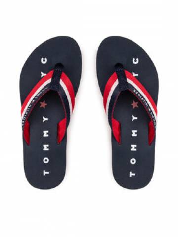 Tommy Hilfiger Вєтнамки Tommy Loves Ny Beach Sandal FW0FW02370 Cиній Tommy Hilfiger Вєтнамки Tommy Loves Ny Beach Sandal FW0FW02370 Cиній