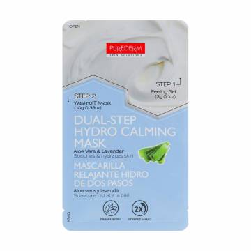 Двухступенчатая маска для лица Purederm Dual-Step Hydro Calming Mask Aloe Vera & Lavender, 10 г + 3 г Двухступенчатая маска для лица Purederm Dual-Step Hydro Calming Mask Aloe Vera & Lavender, 10 г + 3 г