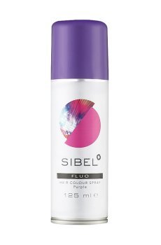 Цветной спрей для волос Sibel Hair Colour Spray Fluo Purple, 125 мл