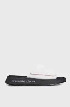 Женские белые слайдеры PREFRESATO Белый 40 Calvin Klein YW0YW00968