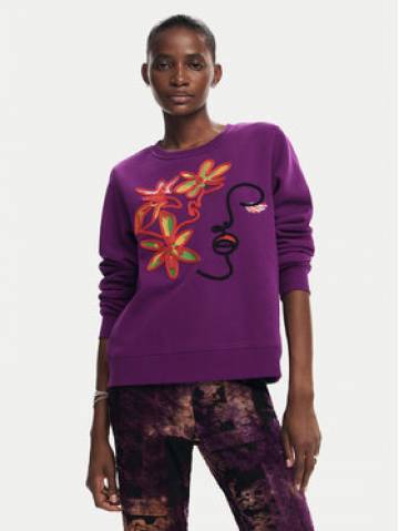 Desigual Світшот Lady 24WWSK16 Фіолетовий Regular Fit Desigual Світшот Lady 24WWSK16 Фіолетовий Regular Fit