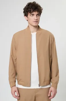 Мужской бежевый бомбер Бежевый 48 BOSS 50546057;260