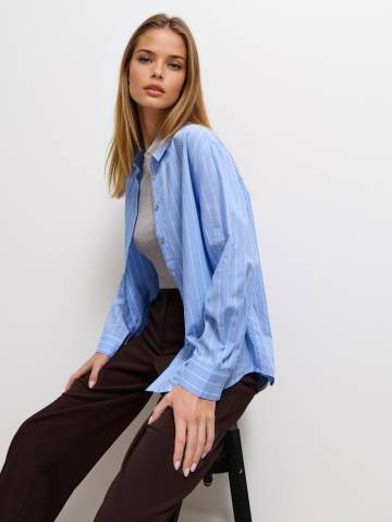 Mohito - Сорочка з високим вмістом бавовни - синій - 38