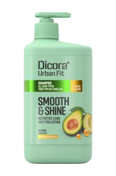 Шампунь Dicora Urban Fit Smooth & Shine Shampoo для всех типов волос, 800 мл