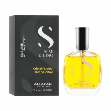 Жидкие кристаллы для волос Alfaparf Semi di Lino Sublime Cristalli Liquidi, 50 мл Жидкие кристаллы для волос Alfaparf Semi di Lino Sublime Cristalli Liquidi, 50 мл