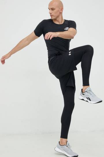 Спортивная футболка The North Face Mountain Athletics цвет чёрный меланж Спортивная футболка The North Face Mountain Athletics цвет чёрный меланж