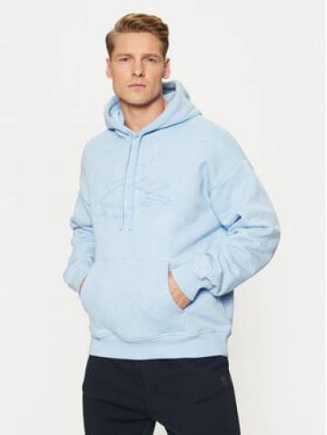 Lacoste Світшот SH3599 Блакитний Relaxed Fit Lacoste Світшот SH3599 Блакитний Relaxed Fit