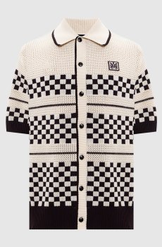 Белый кардиган с шерстью