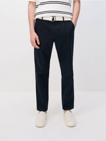Reserved - MEN`S TROUSERS & BELT - темно-синій - 5458L-59X Reserved - MEN`S TROUSERS & BELT - темно-синій - 5458L-59X