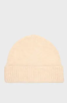 Женская бежевая шерстяная шапка FLUFFY ALPACA BEANIE Бежевый ONESIZE Gant 4910057