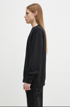 Хлопковая кофта Marcelo Burlon Bunny Heart Regular Crewneck Black Red