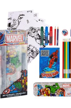 Детский набор для раскраски Cerda Marvel, от 3 лет, 11*24*9.5 см, 25 предметов (2700000836)