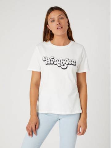 Wrangler Футболка W7N4D3W03 112332123 Білий Regular Fit Wrangler Футболка W7N4D3W03 112332123 Білий Regular Fit