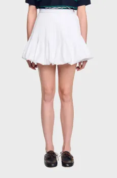 Женская белая юбка Белый 38 Sandro SFPJU01512_white
