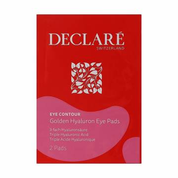 Патчи для кожи вокруг глаз Declare Eye Contour Golden Hyaluron Eye Pads Золотой гиалурон, 2 шт Патчи для кожи вокруг глаз Declare Eye Contour Golden Hyaluron Eye Pads Золотой гиалурон, 2 шт