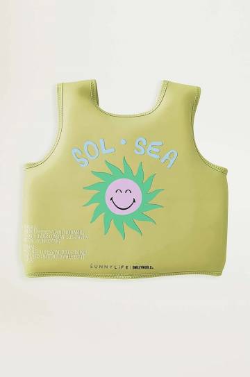 Детский жилет для плавания SunnyLife SmileyWorld Sol Sea Детский жилет для плавания SunnyLife SmileyWorld Sol Sea