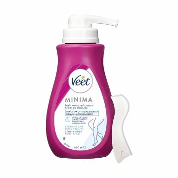 Крем для депиляции Veet Minima с алоэ вера, для чувствительной кожи, 400 мл Крем для депиляции Veet Minima с алоэ вера, для чувствительной кожи, 400 мл