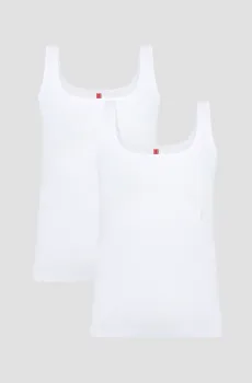 Женская белая майка (2 шт) Белый S HUGO 50469682;100