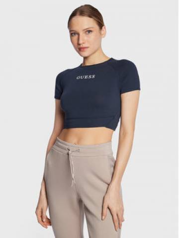 Guess Футболка Aline V3RP16 KABR0 Cиній Slim Fit Guess Футболка Aline V3RP16 KABR0 Cиній Slim Fit