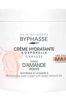 Увлажняющий крем для тела Byphasse Creme Hydratante с маслом сладкого миндаля, 500 мл