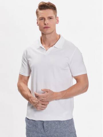 Lindbergh Поло 30-404036 Білий Slim Fit Lindbergh Поло 30-404036 Білий Slim Fit