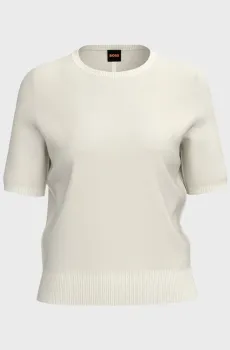 Женский белый джемпер Белый M BOSS 50557077;284