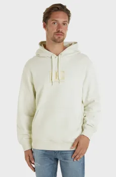 Мужское белое худи EMBROIDERY PATCH Белый XXL Calvin Klein Jeans J30J325702