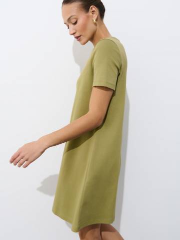 Mohito - Бавовняна сукня-міні - зелений - M