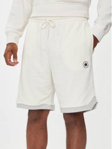 Converse Спортивні шорти M Retro Chuck Knit Short 10026456-A02 Écru Regular Fit Converse Спортивні шорти M Retro Chuck Knit Short 10026456-A02 Écru Regular Fit