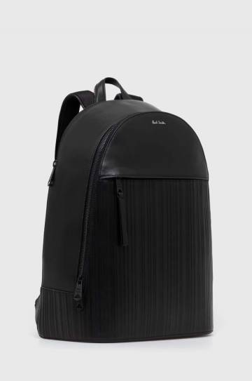 Кожаный рюкзак Paul Smith цвет чёрный большой однотонный M1A-7586-AEMBST Кожаный рюкзак Paul Smith цвет чёрный большой однотонный M1A-7586-AEMBST