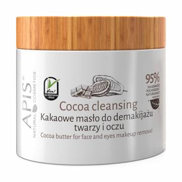 Гидрофильное масло для снятия макияжа Apis Natural Cosmetics Cocoa Cleansing Butter For Face And Eyes Makeup Removal Какао, 40 г Гидрофильное масло для снятия макияжа Apis Natural Cosmetics Cocoa Cleansing Butter For Face And Eyes Makeup Removal Какао, 40 г