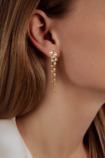Позолоченные серьги Lilou Sparkling Позолоченные серьги Lilou Sparkling