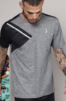 CAHOOT Men Brand Logo Colourblocked T-shirt