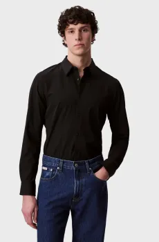 Мужская черная рубашка TECH STRETCH Черный XL Calvin Klein LV04LB149G