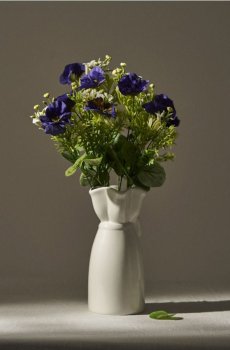 Букет декоративних квітів - пурпуровий