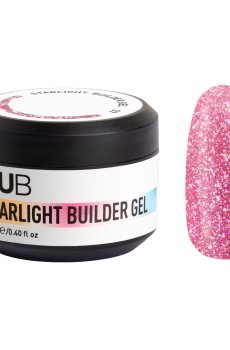 Моделирующий гель для ногтей NUB Starlight Builder Gel со светоотражающим эффектом, 07, 12 мл