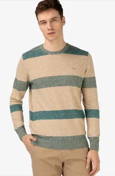 Мужской бежевый свитер Бежевый S Lacoste AH011313K