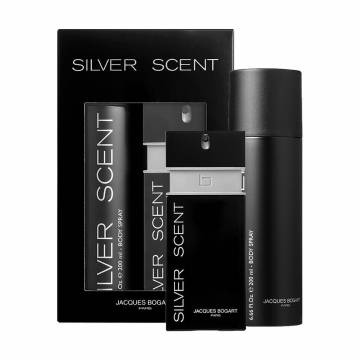 Парфюмированный набор мужской Jacques Bogart Silver Scent Set (туалетная вода, 100 мл + дезодорант-спрей, 200 мл) Парфюмированный набор мужской Jacques Bogart Silver Scent Set (туалетная вода, 100 мл + дезодорант-спрей, 200 мл)