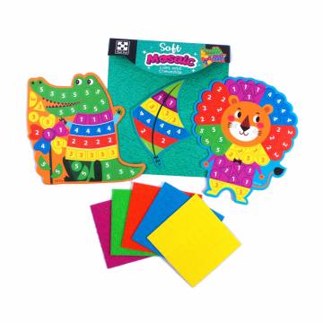 Набор для творчества Vladi Toys Лев и крокодил, с плюшевой мозаикой, 8 деталей, от 3 лет (VT4511-18) Набор для творчества Vladi Toys Лев и крокодил, с плюшевой мозаикой, 8 деталей, от 3 лет (VT4511-18)