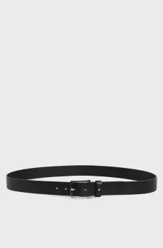 Мужской черный кожаный ремень LAYTON 3.5 Черный 105 Tommy Hilfiger AM0AM11461