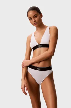 Женский белый бюстгальтер LIGHTLY LINED TRIANGLE Белый XS Calvin Klein LV00QF8703