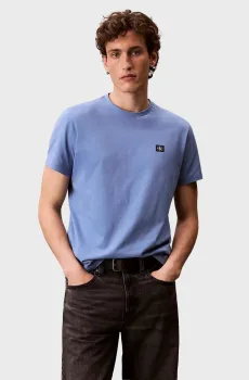 Мужская голубая футболка SS BADGE 30S JERSEY CLASSIC Голубой XL Calvin Klein Jeans LV04RC272G