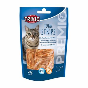 Лакомство для кошек Trixie Premio Tuna Strips с тунцом, 20 г Лакомство для кошек Trixie Premio Tuna Strips с тунцом, 20 г