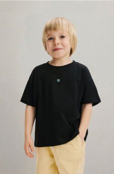 Reserved - Бавовняна футболка - чорний - 918IX-99X